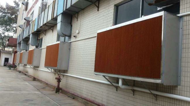 深圳龍崗水簾，濕簾風(fēng)機廠房車間降溫安裝-福泰